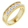 14K Yellow 1 CTW Diamond Mens Ring Ref 13400350